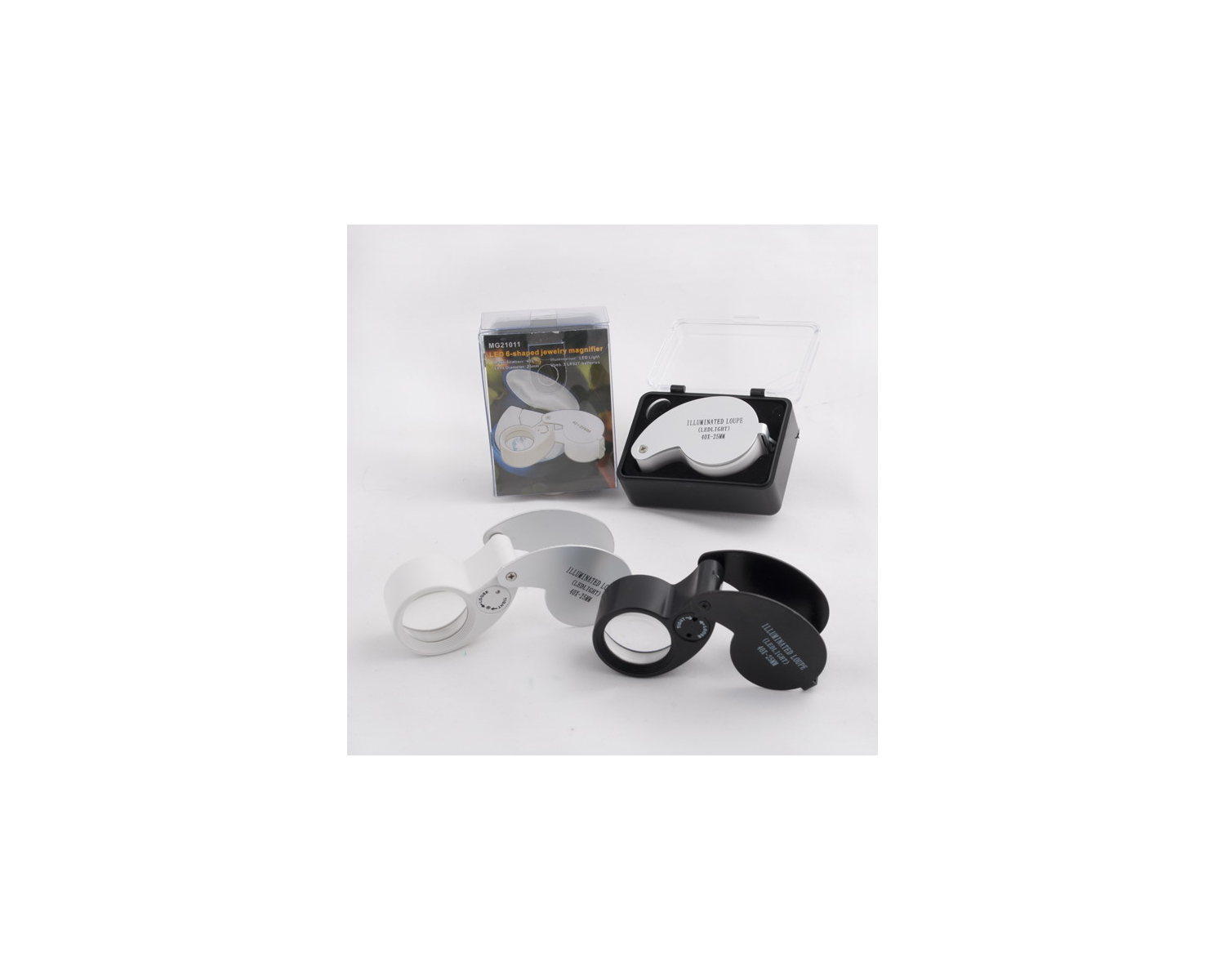 Multi-Purpose LED Eye Loupe with 40X Magnification and 25mm Lens Diameter