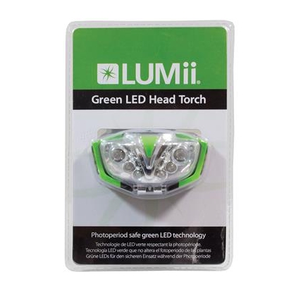 Lumii Green LED Head Torch